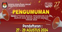 KPU Maros Umumkan Pendaftaran Bakal calon Bupati dan Wakil bupati, Berikut Tahapannya