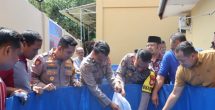 Dukung Program Asta Cita Presiden, Polres Maros Tebar Ribuan Bibit Ikan Dikolam Bioflok Sat Resnarkoba