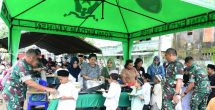 Jum’at Berkah Hubdam XIV/Hsn Bersama Hafayu TV Berjalan Lancar dan Khidmat