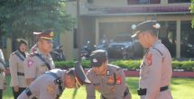 Polres Maros Gelar Sertijab Lima Pejabat Utama