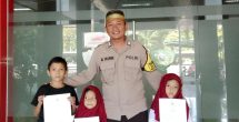 Bripka Muh. Taswin, Bhabinkamtibmas Pallantikang, Perjuangkan Tiga Anak Yatim Agar Bisa Sekolah