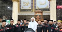 Kiwal Garuda Hitam PAC Bontoa Kawal Kedatangan Syekh Muhammad Jaber di Masjid Darurahman Balosi