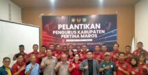 Pertina Maros Resmi Dilantik, Siap Cetak Atlet Berprestasi