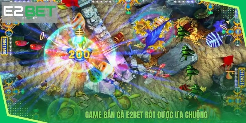 TOP 10 Game Bắn Cá E2BET – Siêu Phẩm Đổi Thưởng Đẳng Cấp 2 Game bắn cá E2BET rất được ưa chuộng